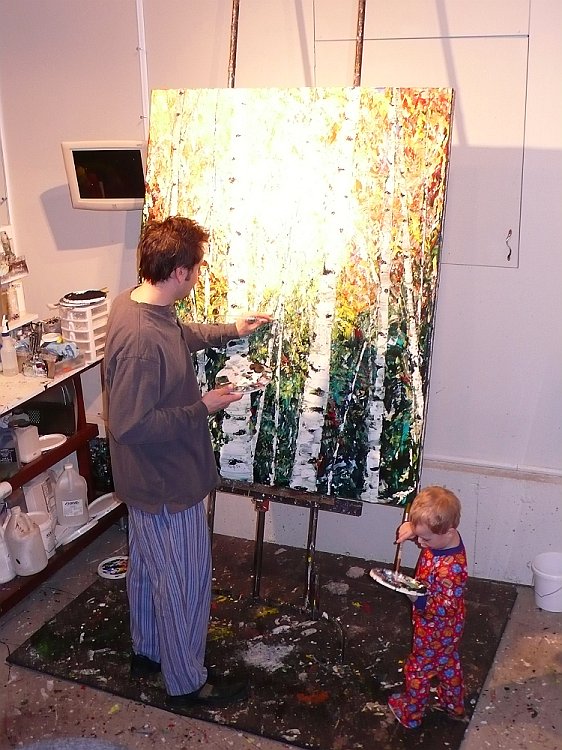 Painting in Pajamas